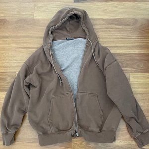Brandy Melville Brown Christy Hoodie